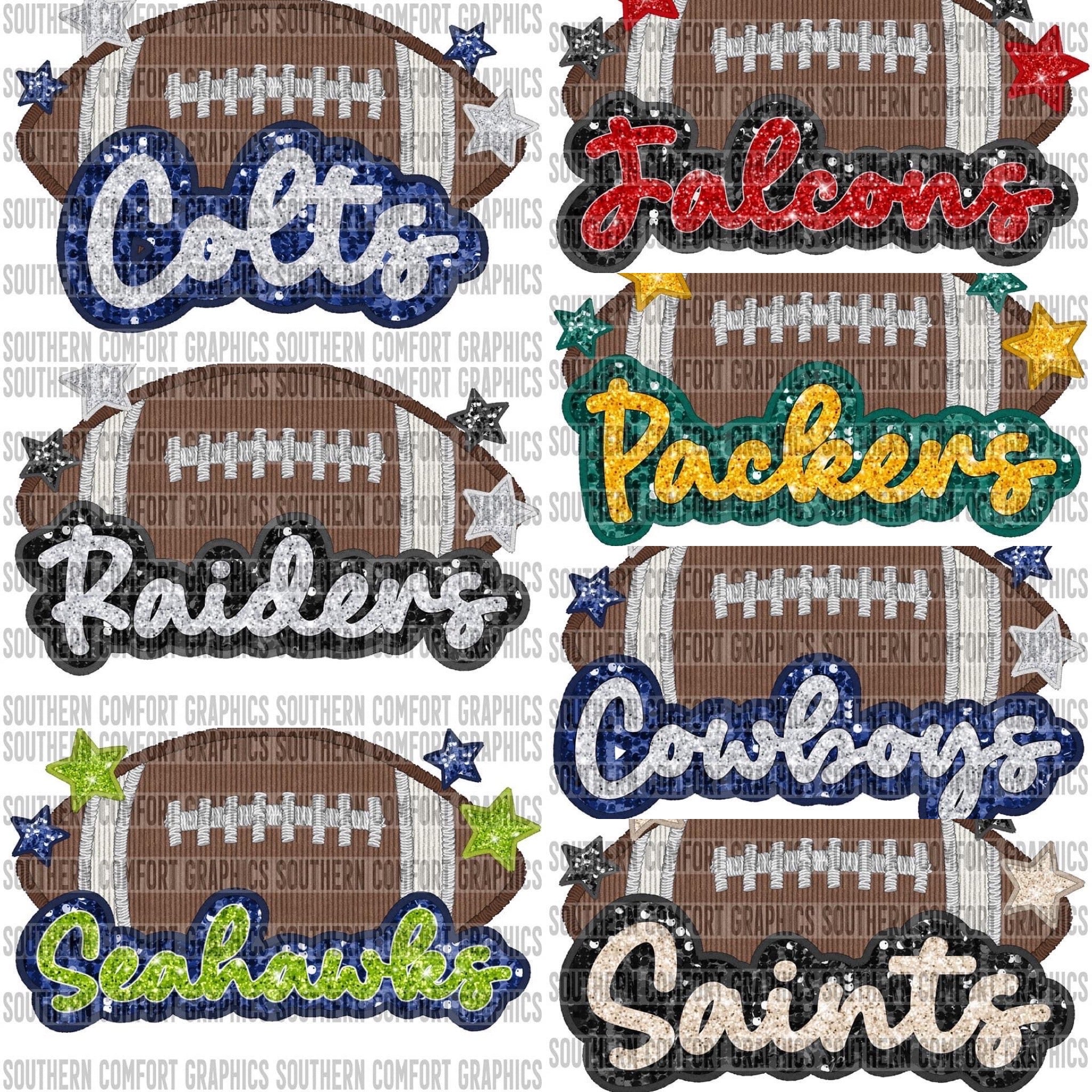 Pro Sequin Football NFL