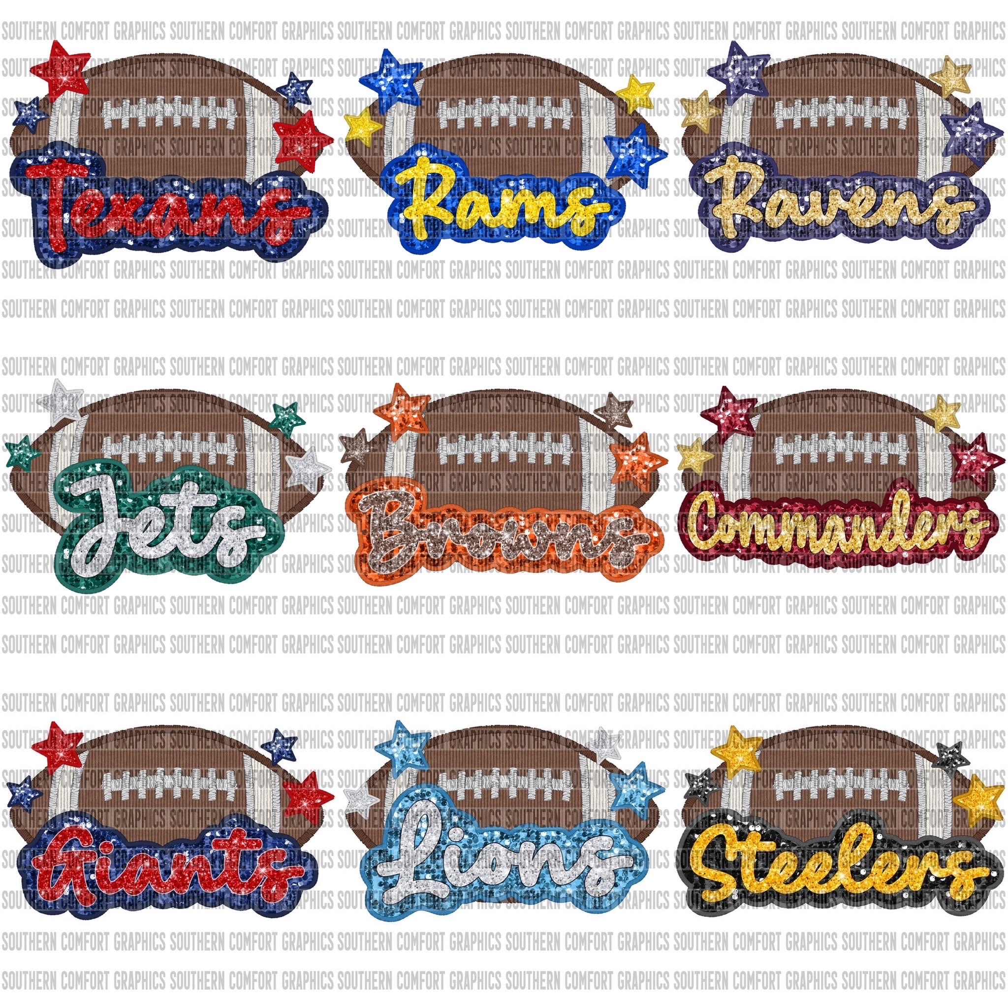 Pro Sequin Football NFL