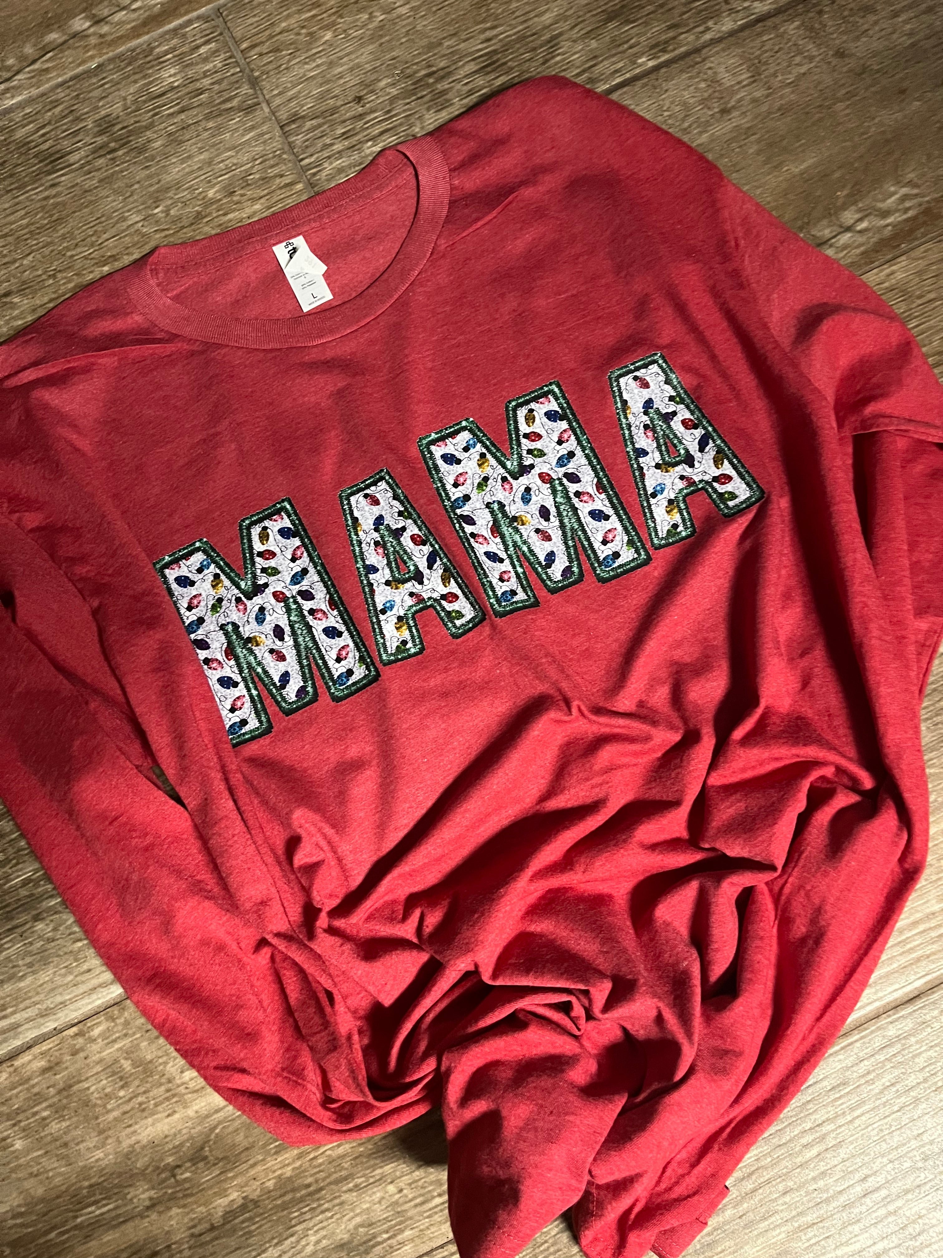 Mama Christmas Lights
