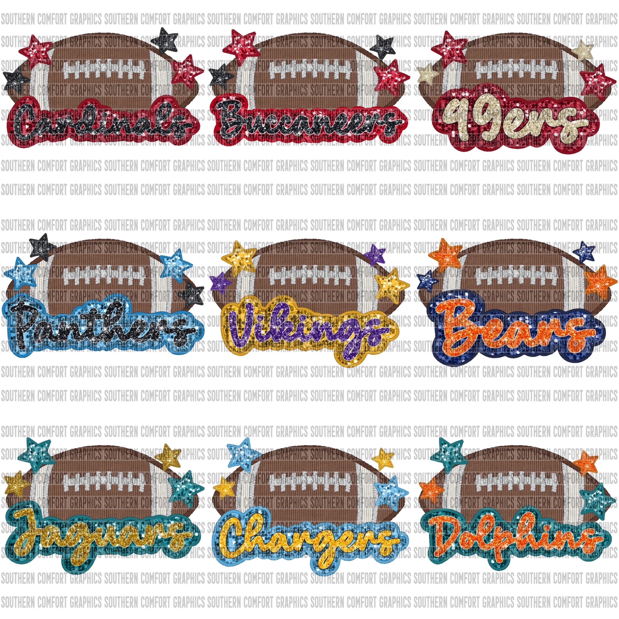 Pro Sequin Football NFL