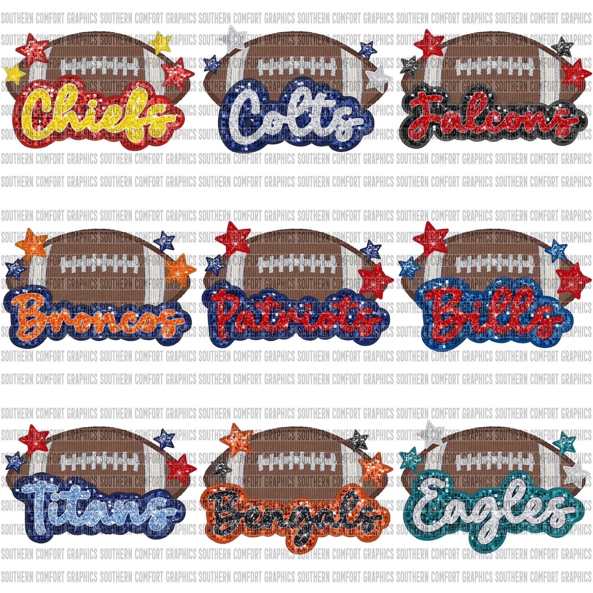 Pro Sequin Football NFL