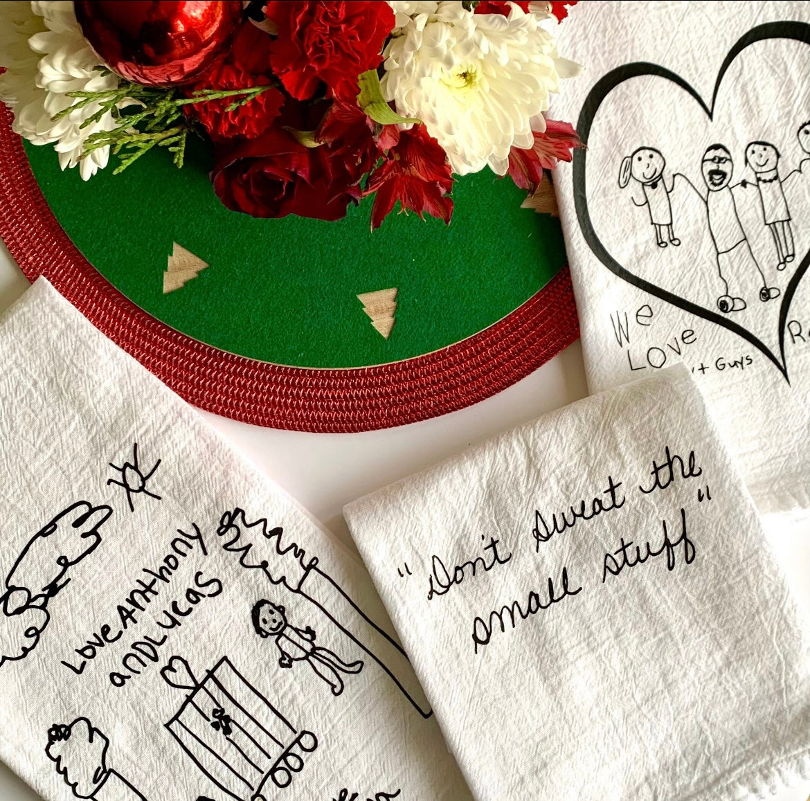 Personalized Hand-Drawn Towel/Tote