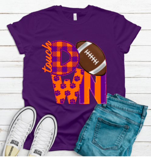 Touchdown Orange and Purple