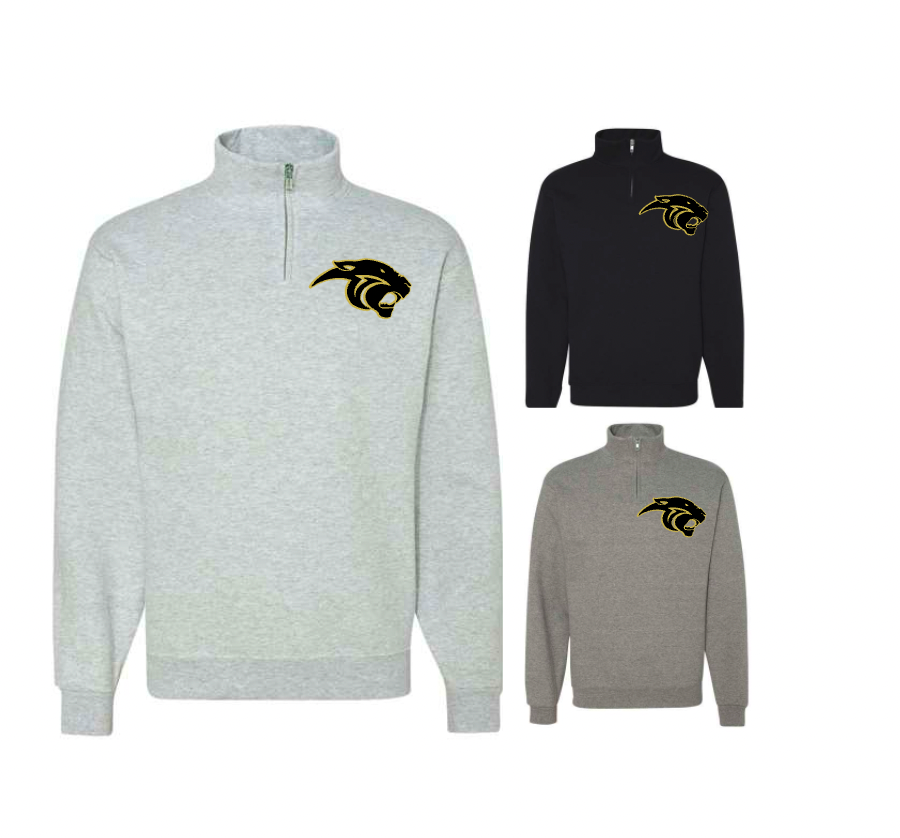 Panthers Fastpitch Quarter Zip (with full logo)