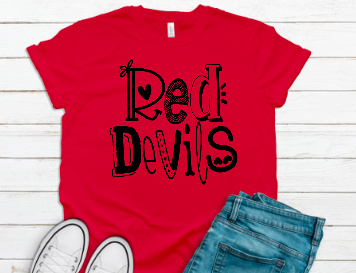 Red Devils Funky Font - 0