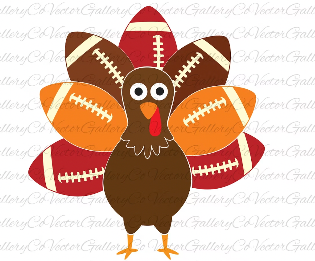 Turkey Football (Can Change Feather Colors and/or add name)