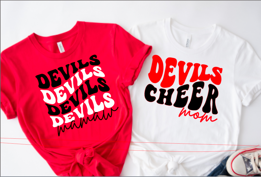 Red Devils Mascot Family
