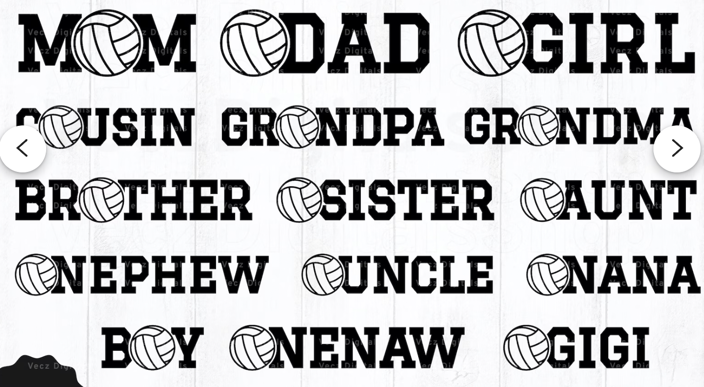 Volleyball Family (personalized- Dad can be any name) - 0