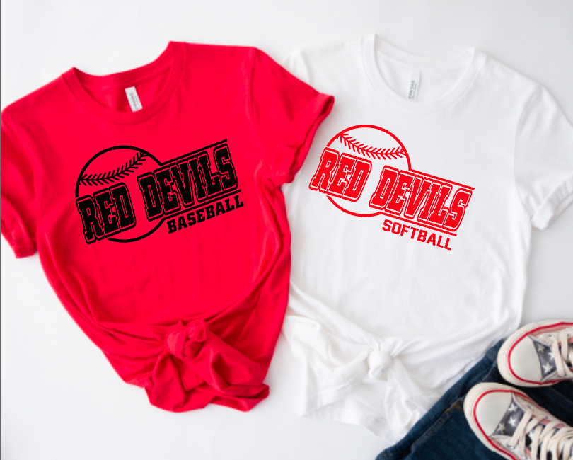 Red Devils Baseball Softball