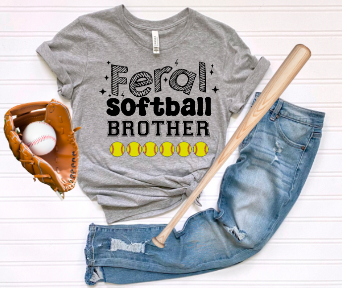 Feral Baseball/Softball Sibling Brother Sister