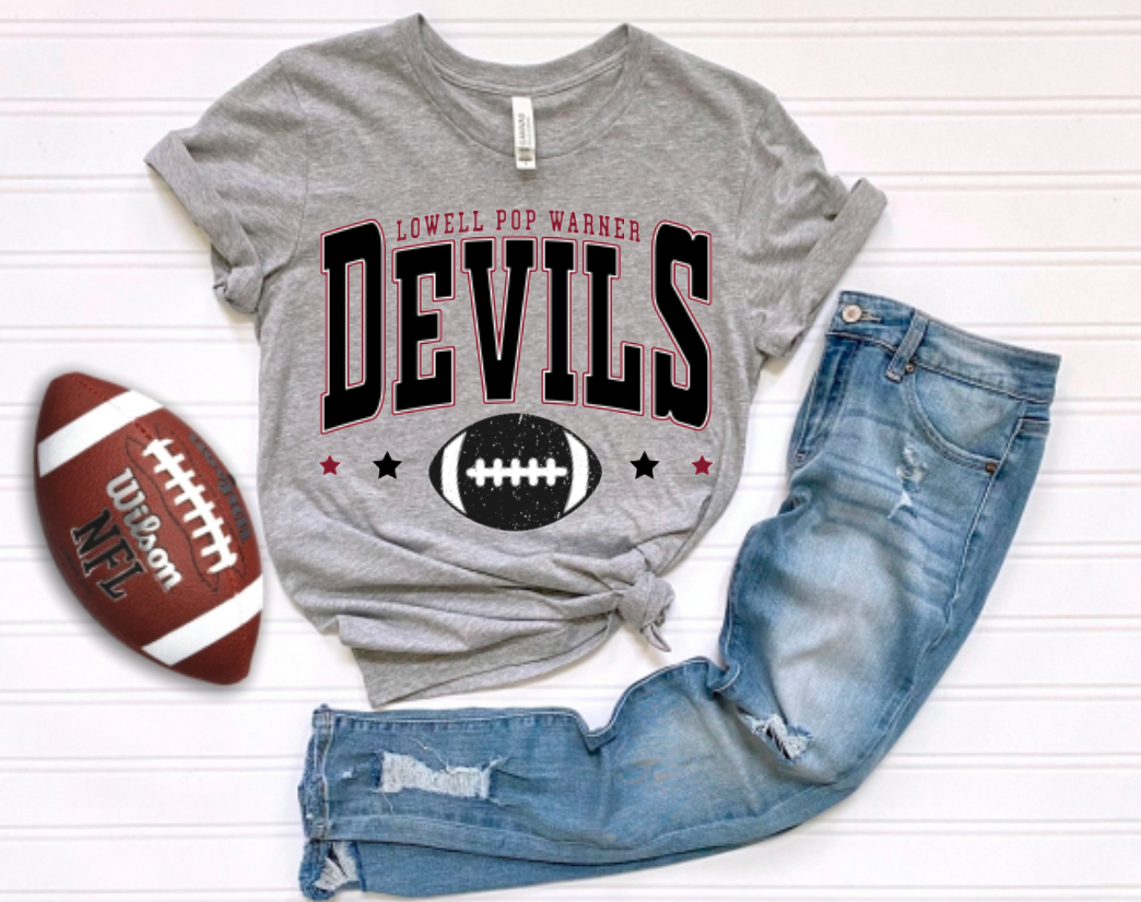 Devils Football Vintage Arch