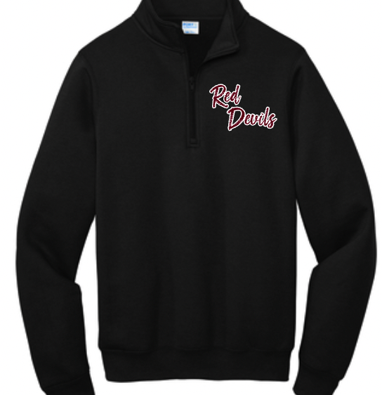 Red Devils Quarter Zip Pullover