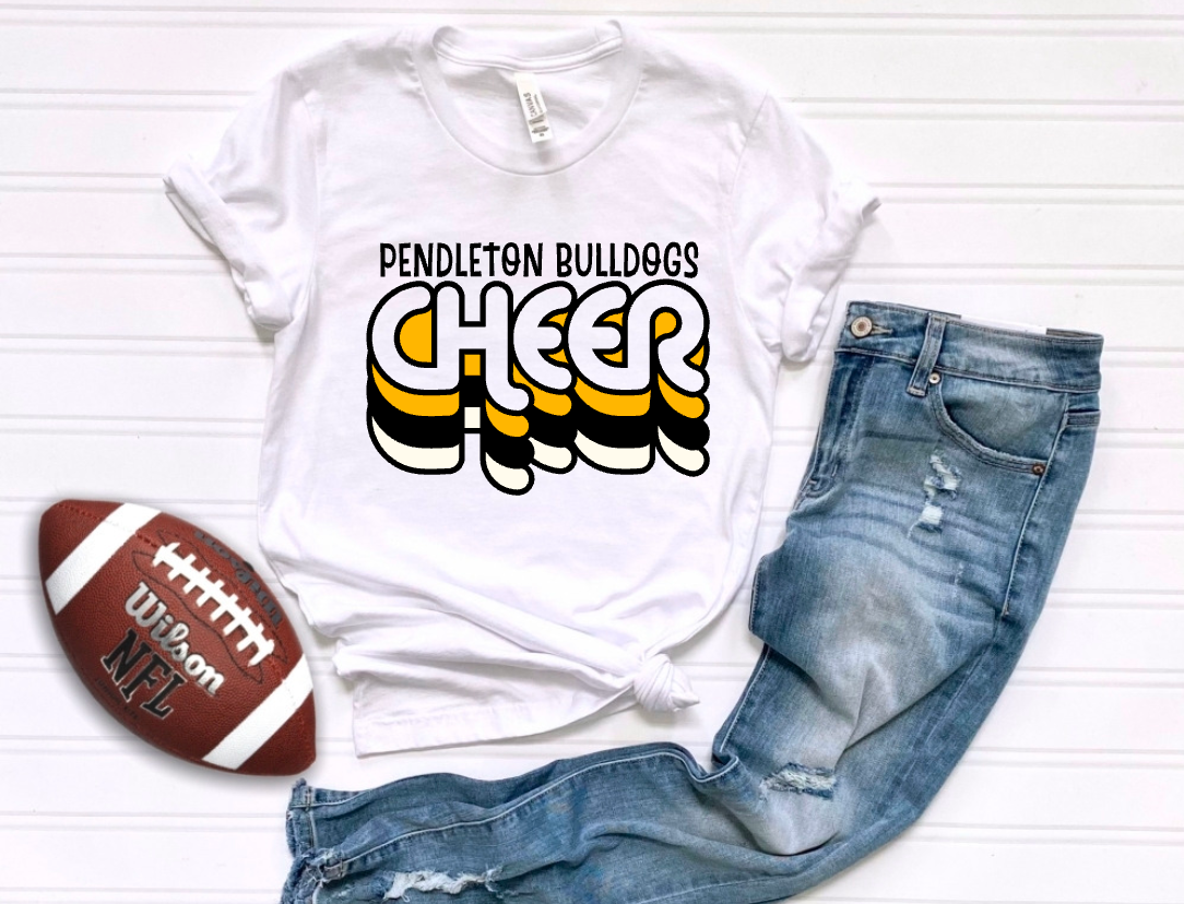 Pendleton Bulldogs Bubble Cheer