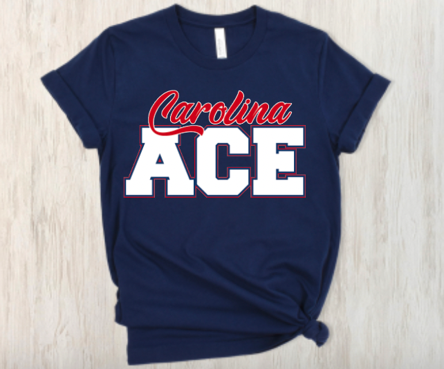 Carolina Ace Classic Stack Logo