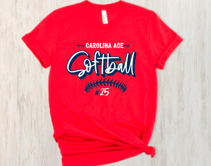 Carolina Ace Softball (Personalized)