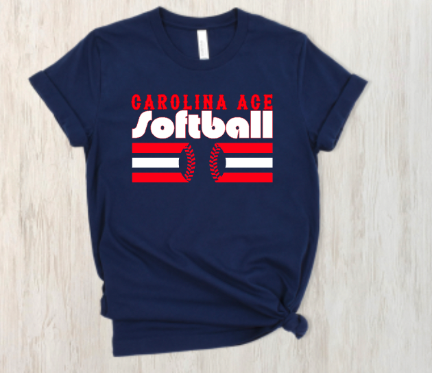 Carolina Ace Softball Retro