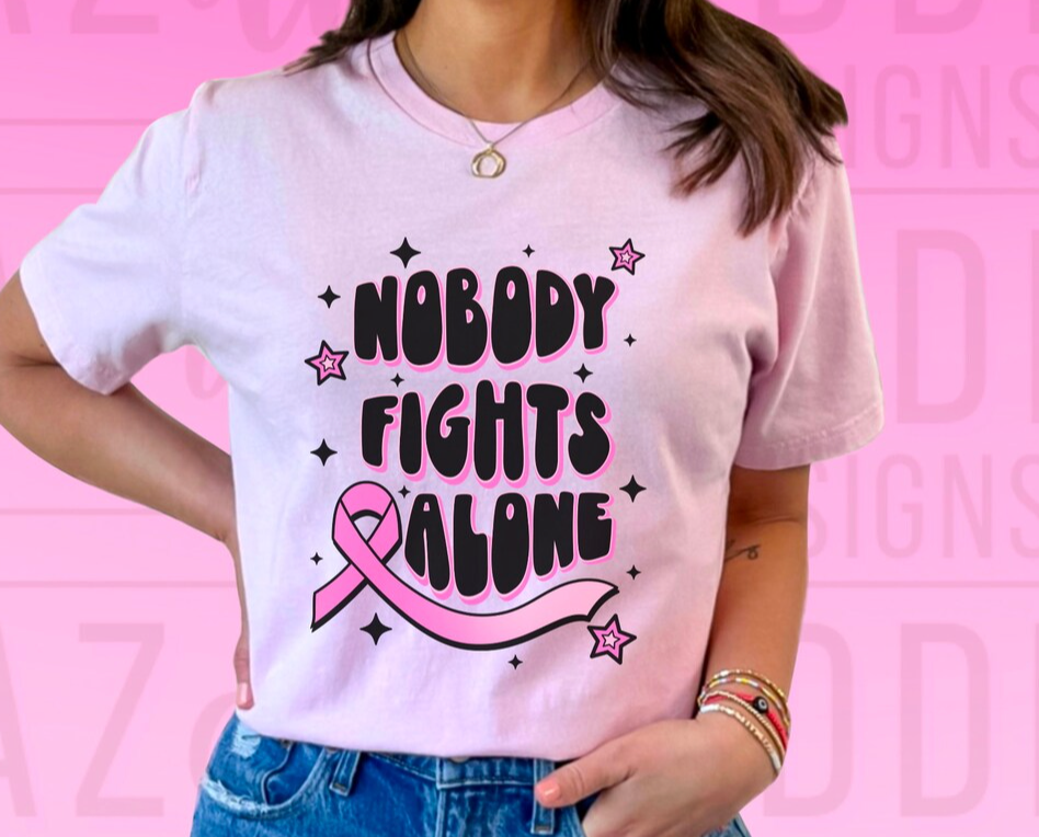 Nobody Fights Alone Ribbon