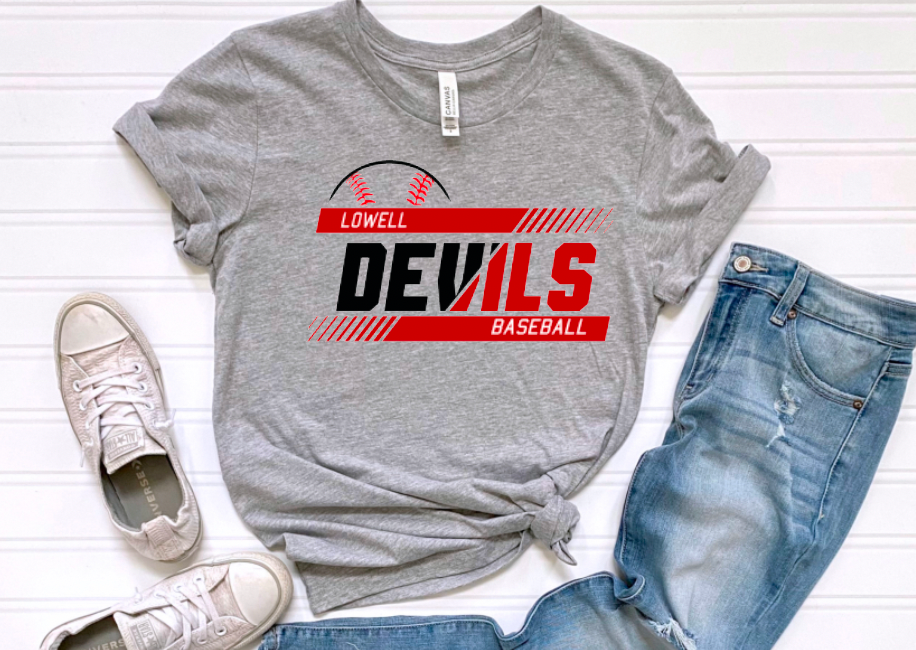 Devils Baseball Simple Stripe (Copy)