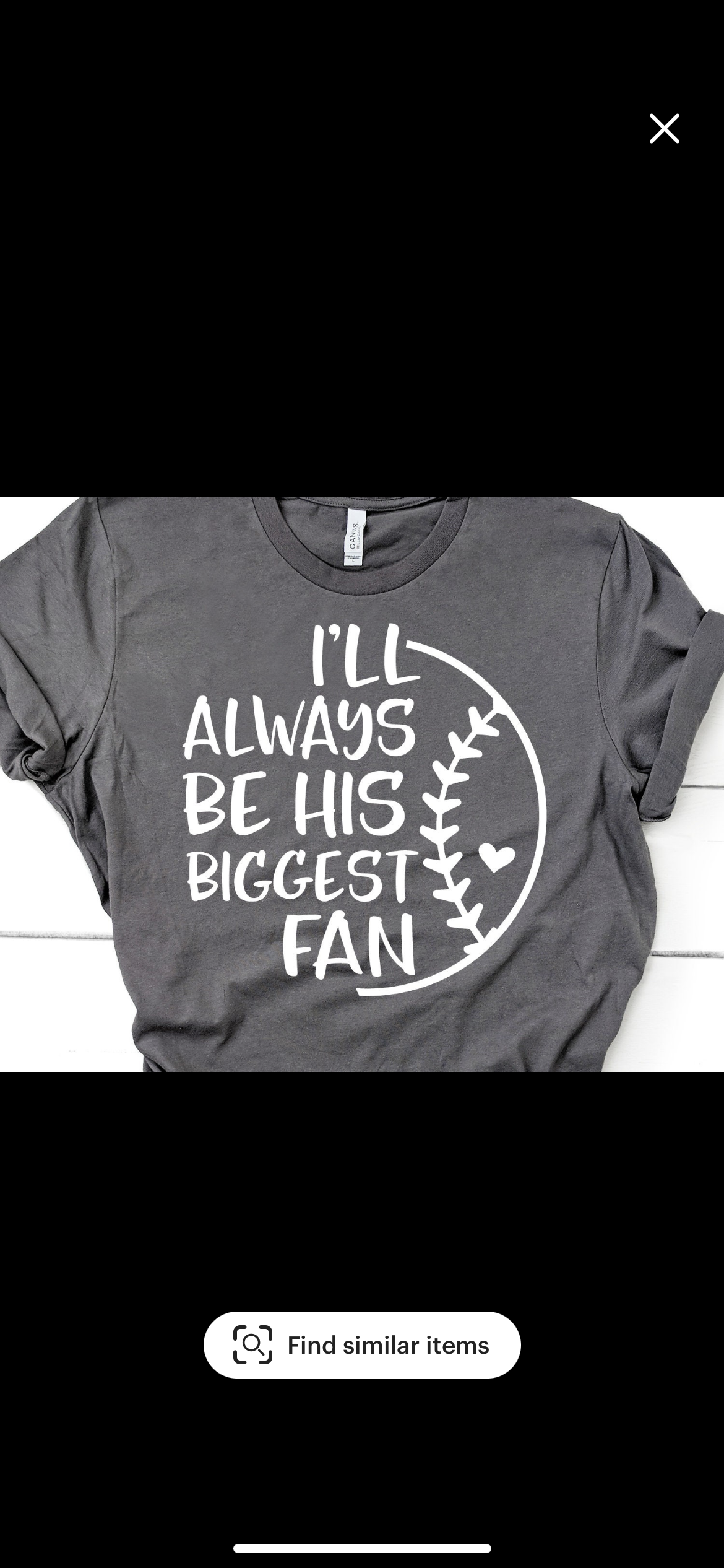 His/Her/Their Biggest Fan Baseball Softball
