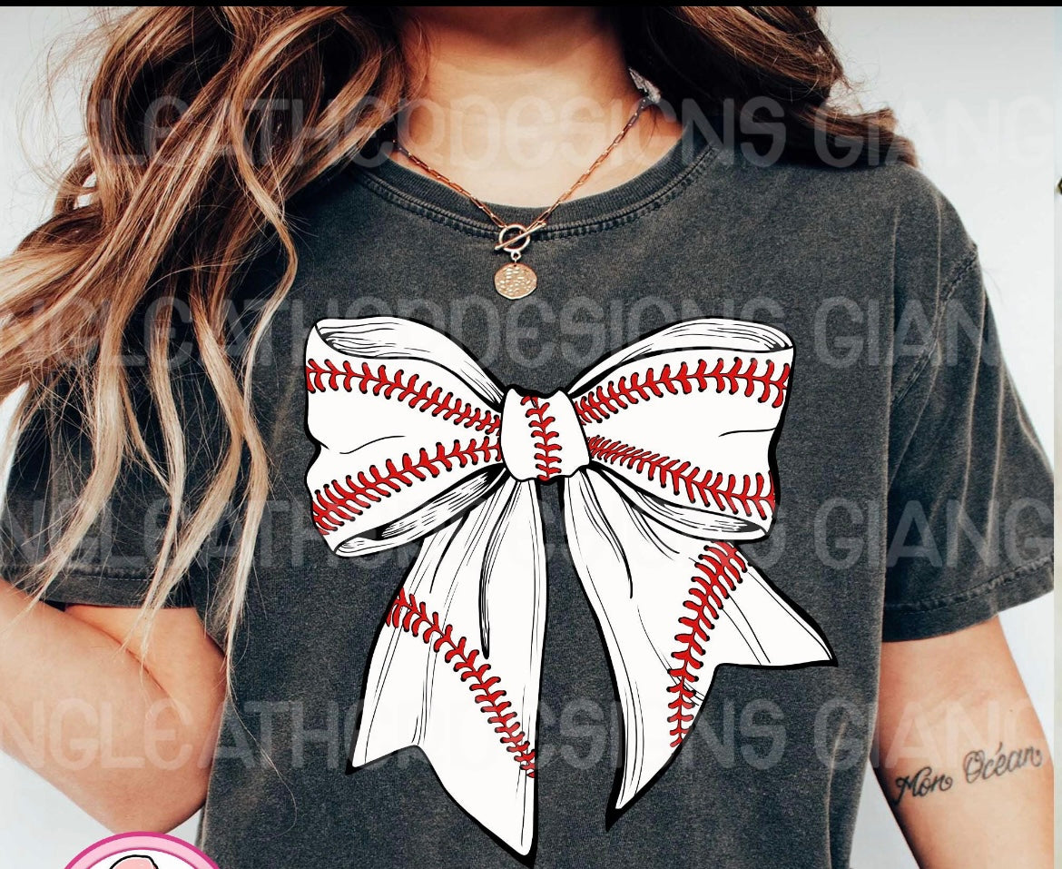 Baseball Coquette Bow