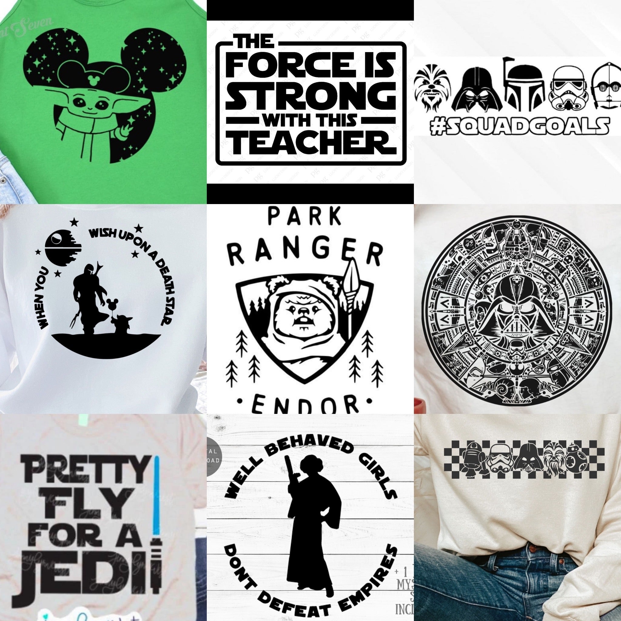 Star Wars Collection- include design choice in personalization box
