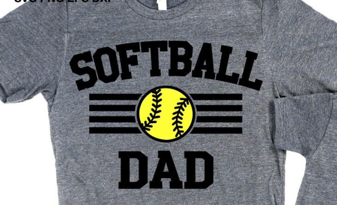 Softball  Dad Stripes
