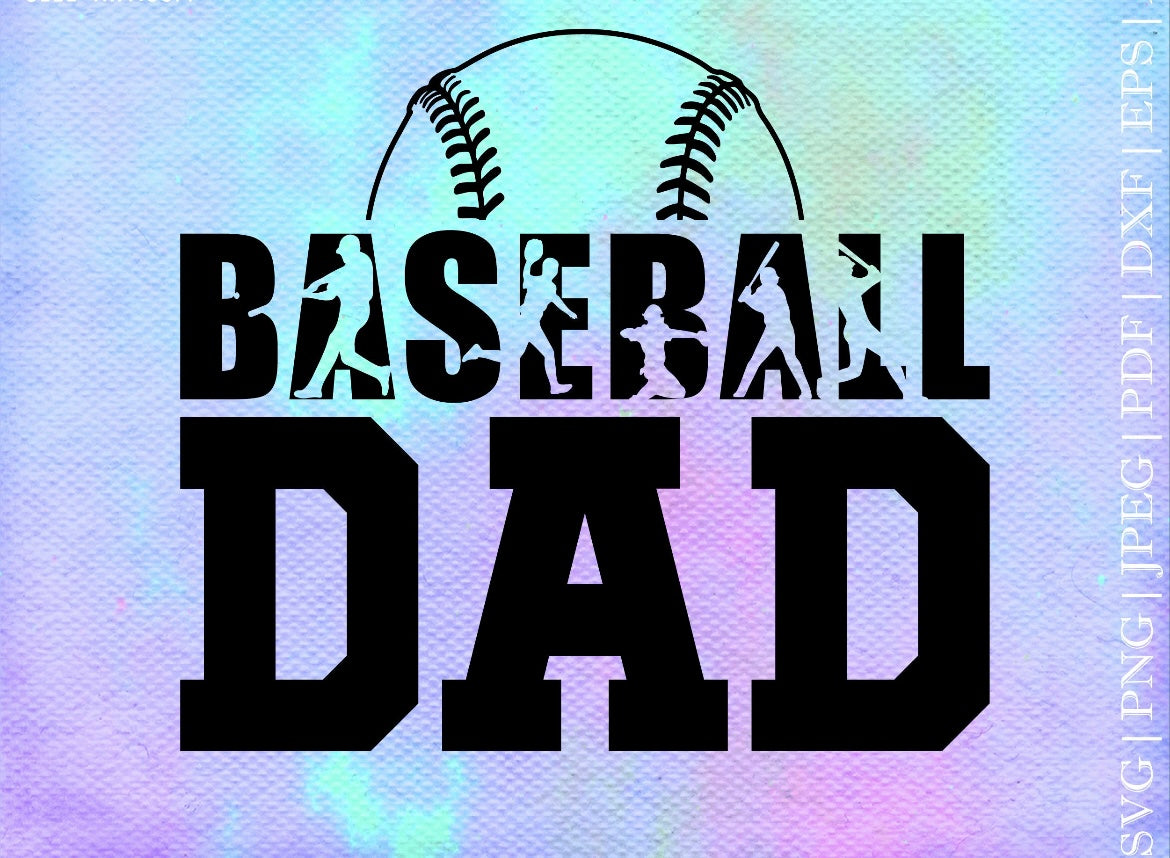 Baseball Dad Silhouette