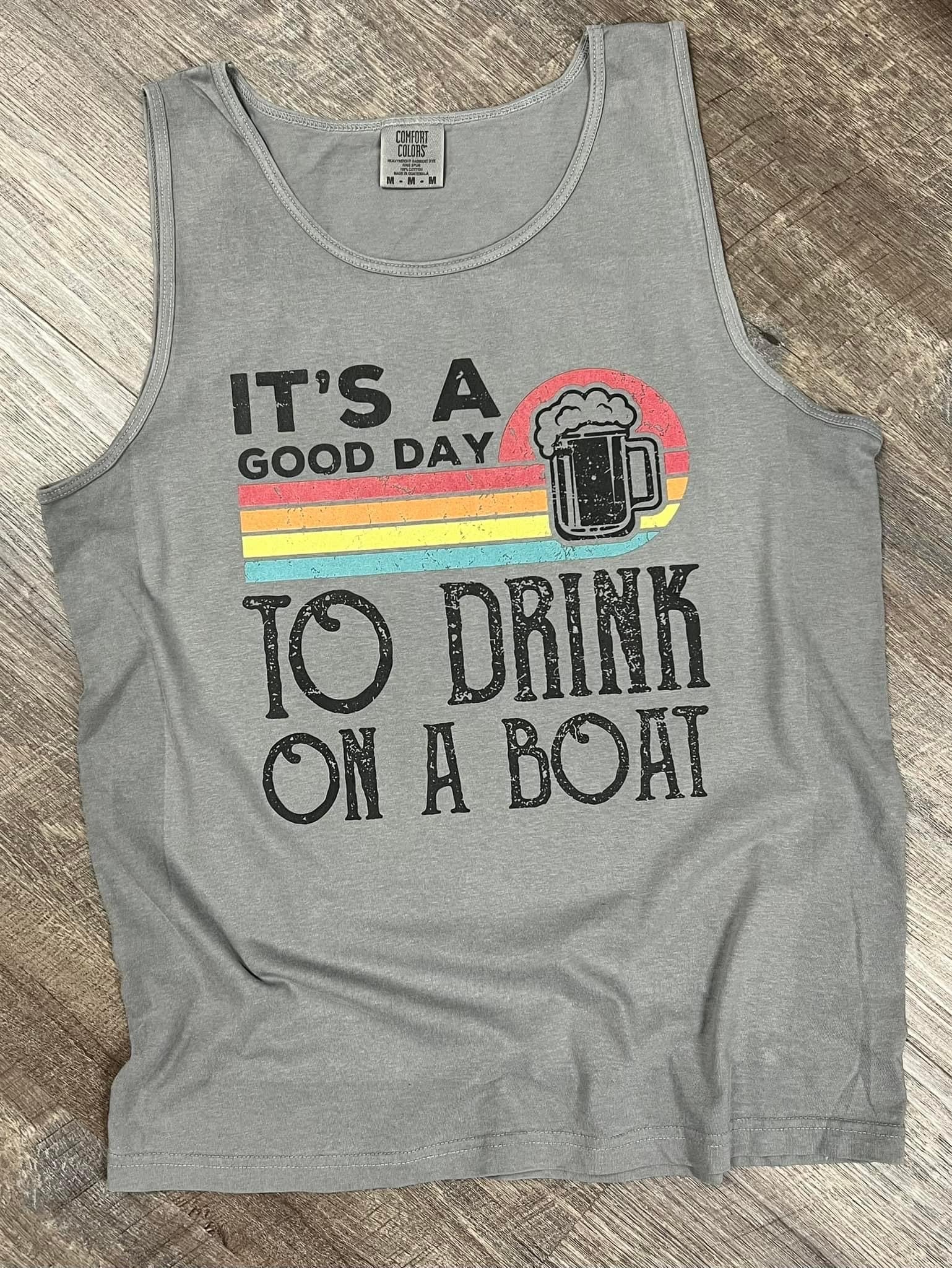 It's a Good Day to Drink on a Boat