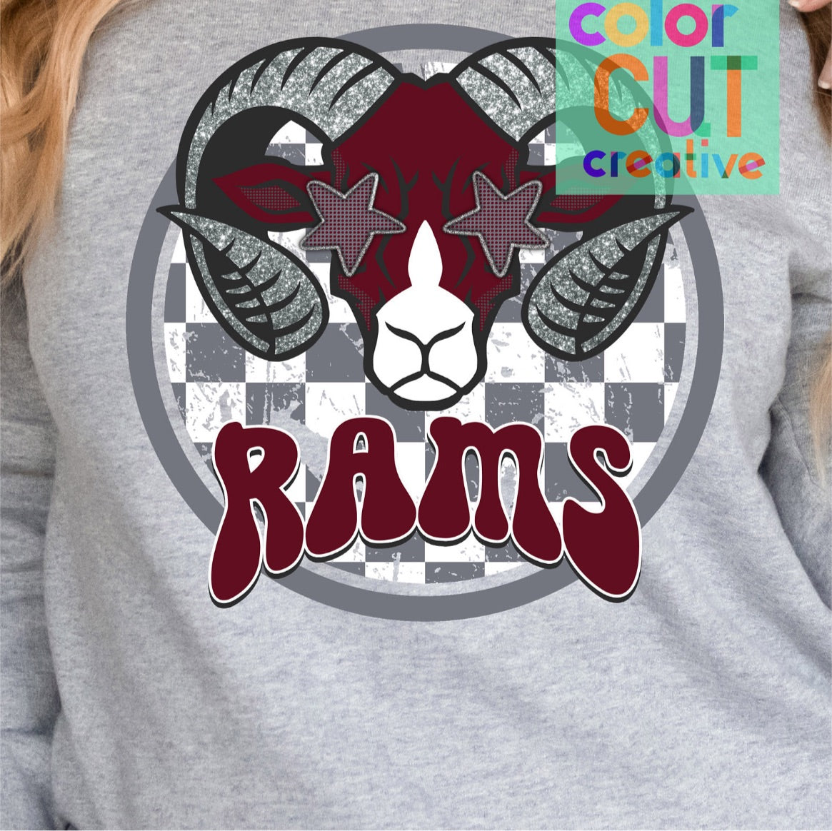 Rams Preppy Mascot