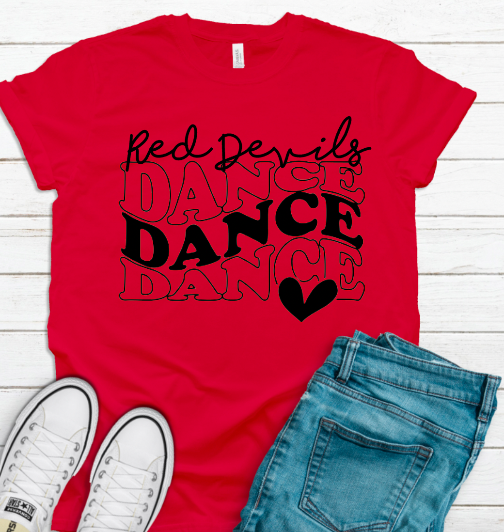 Red Devils Dance Retro Stack