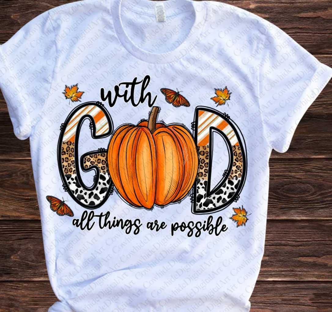 With God All Things are Possible (Pumpkin)