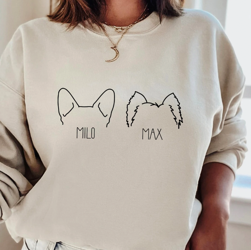 Personalized Dog Ear Tee - 0