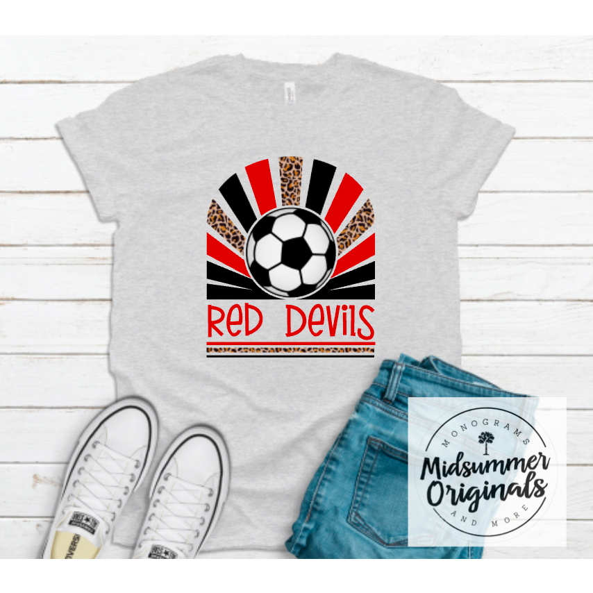 Red Devils Vintage Soccer