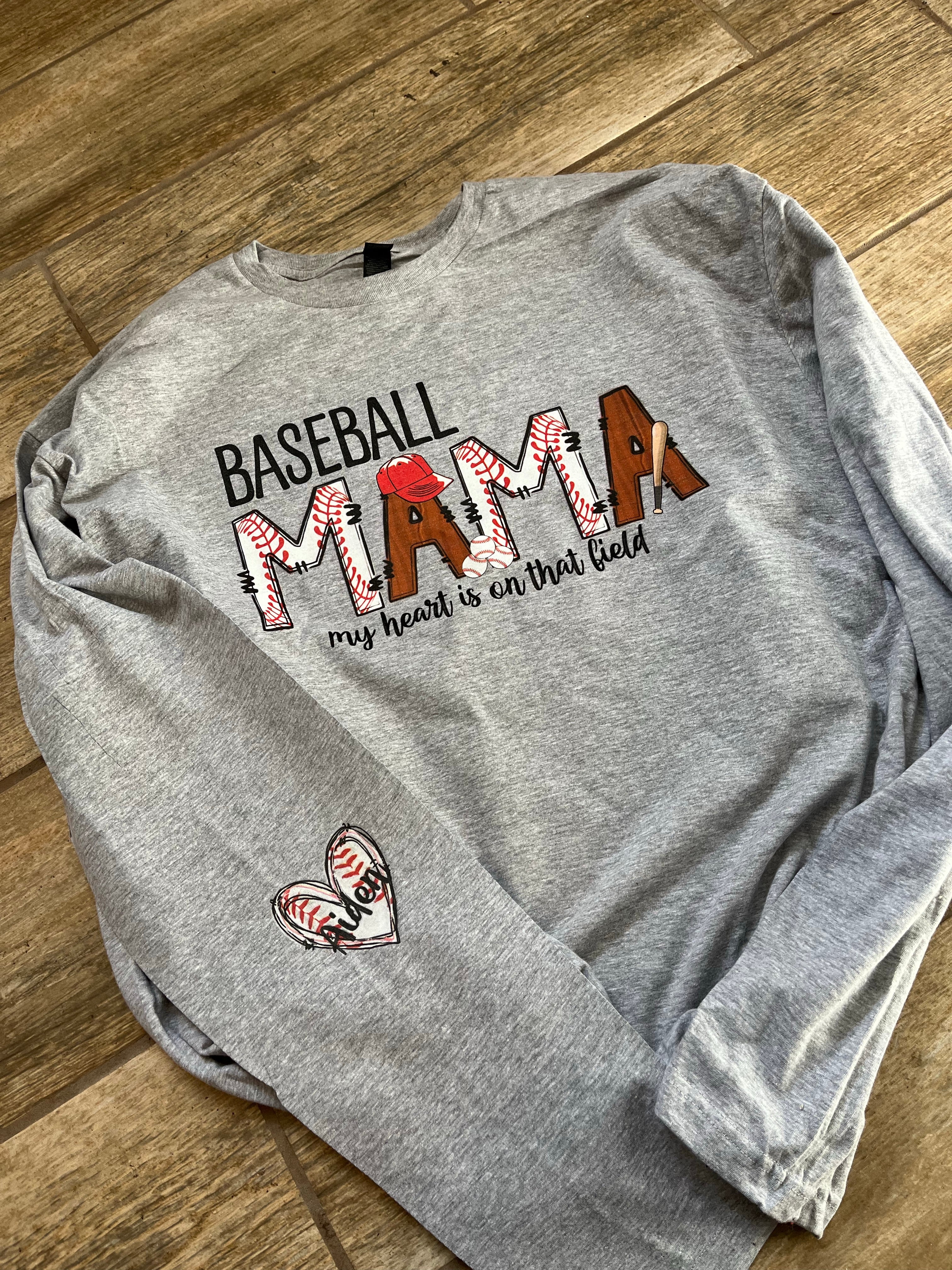 Baseball Mama- Heart on Field