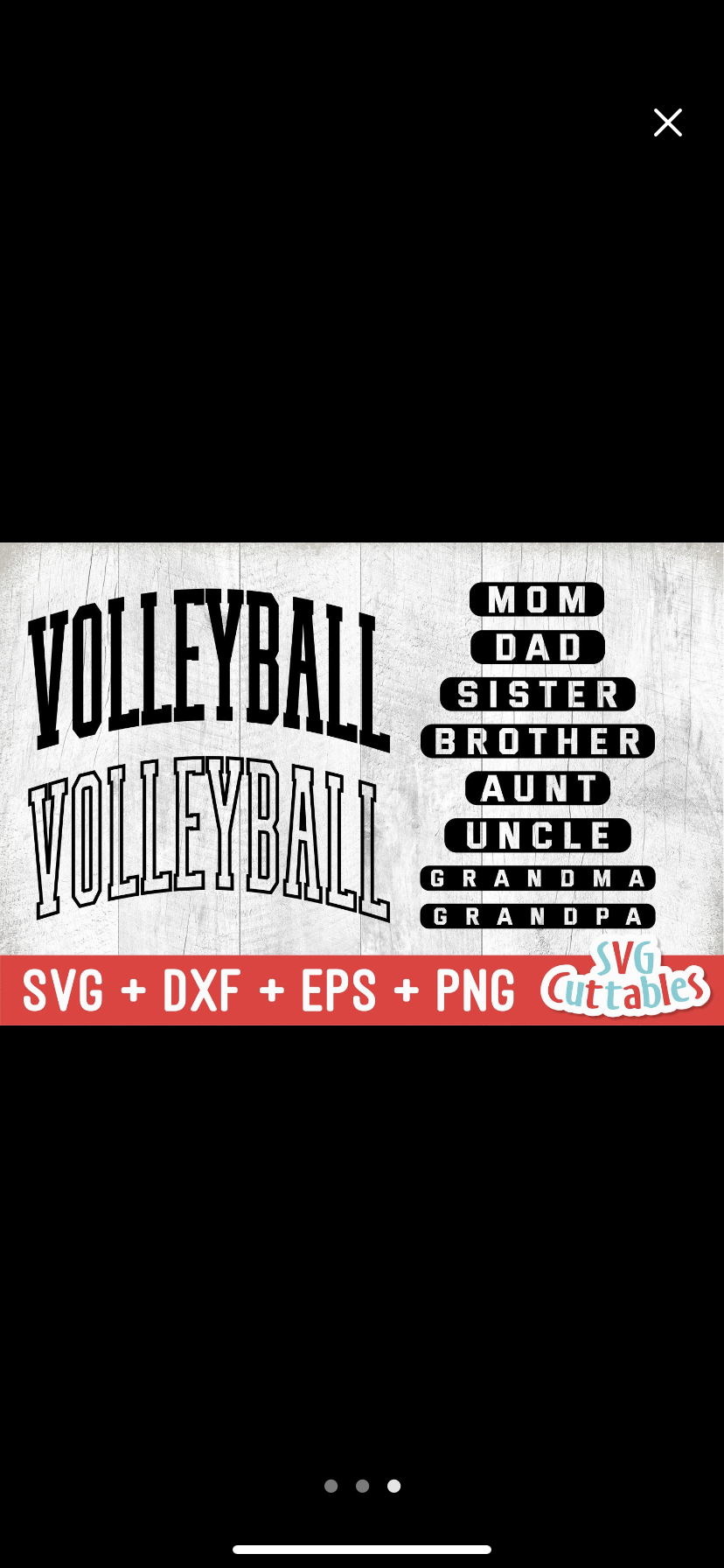 Simple Volleyball Dad/Mom/Family (personalized)